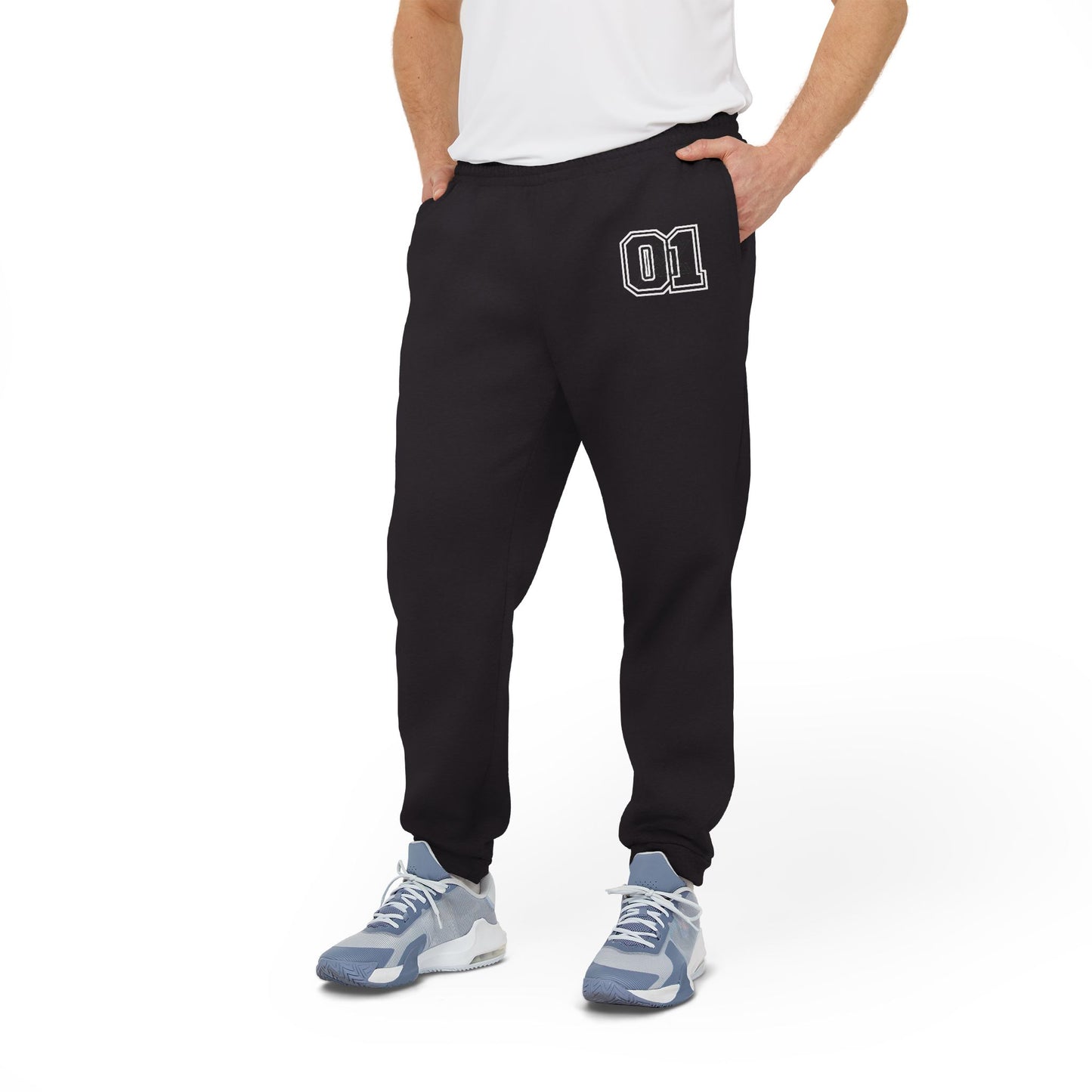 Adidas Fleece Joggers with AZ Logo – Lightweight Athletic Sweatpants