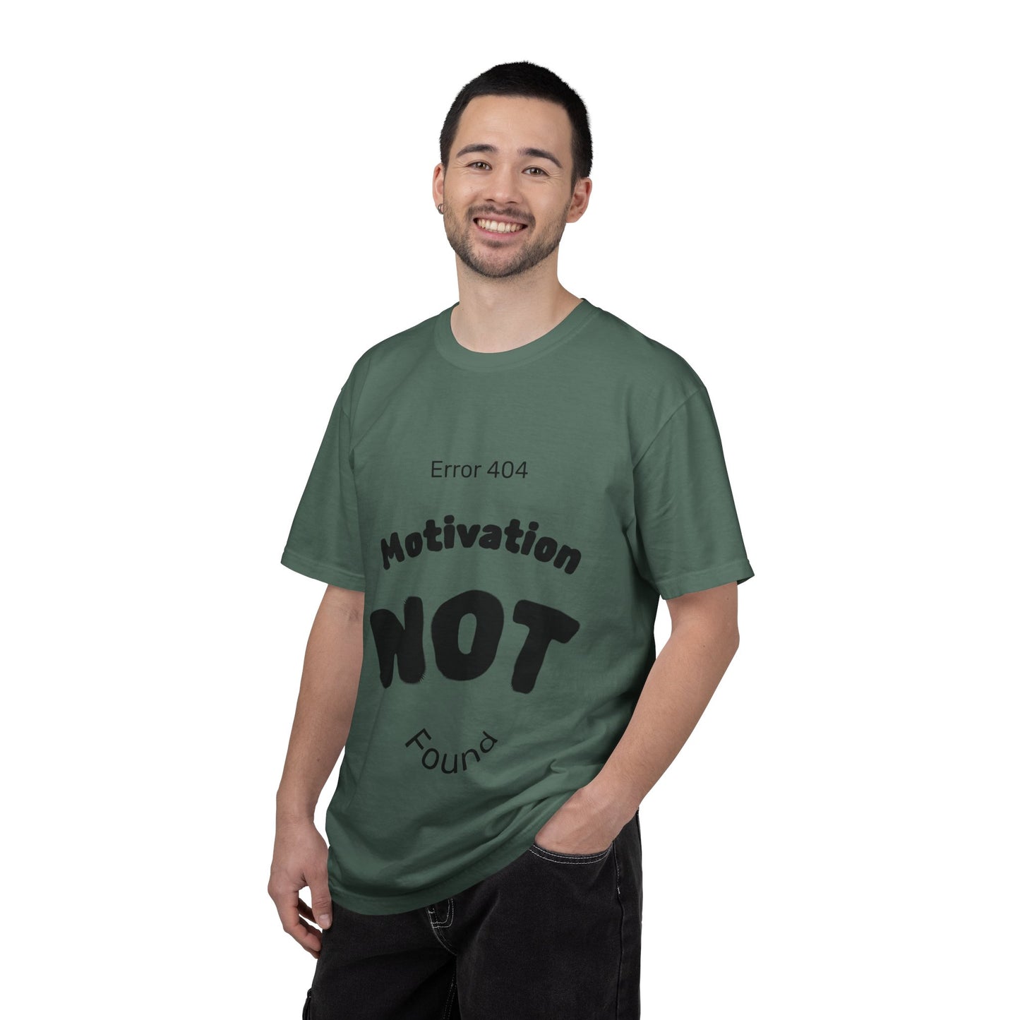 AZ Error 404 Tee — Motivation Not Found