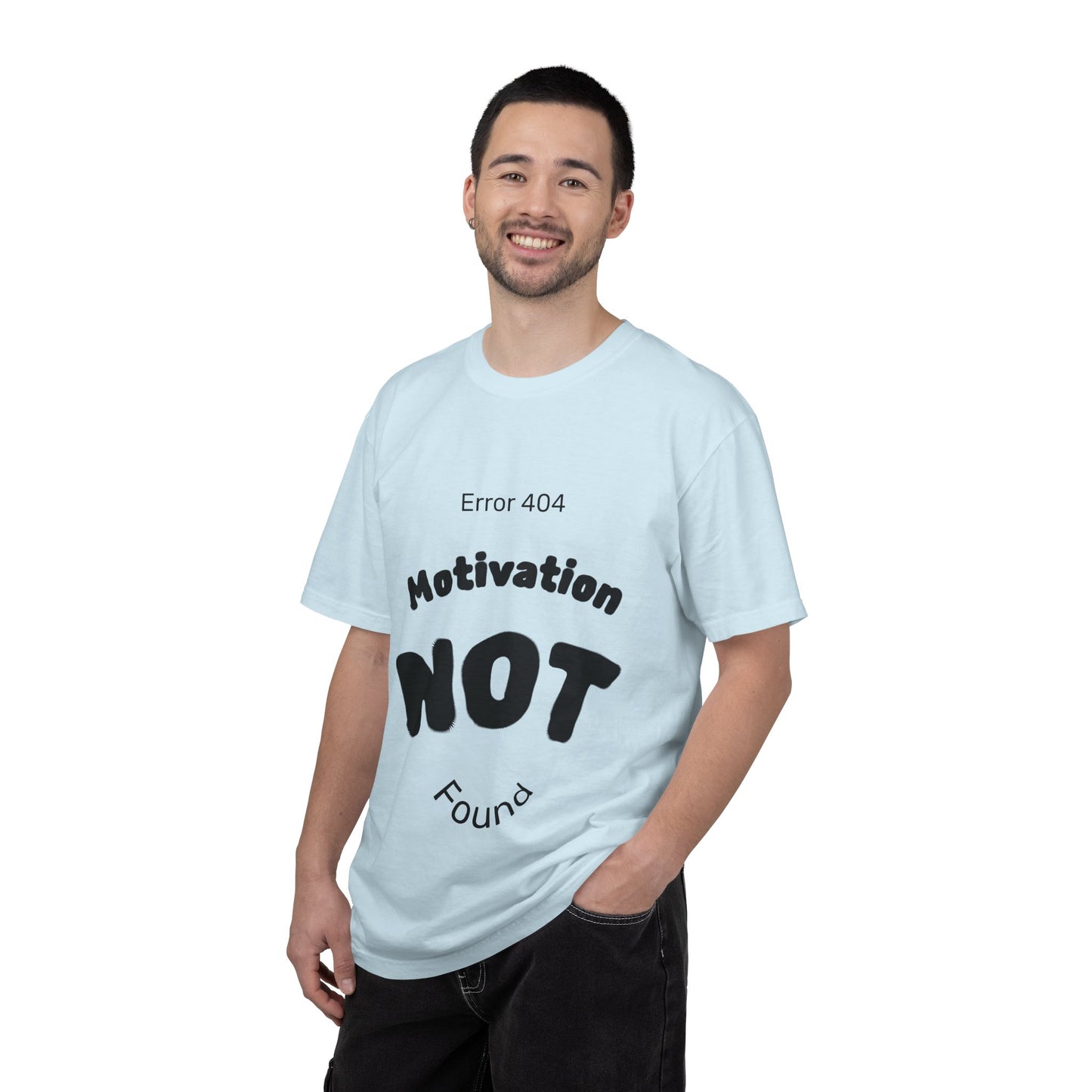 AZ Error 404 Tee — Motivation Not Found