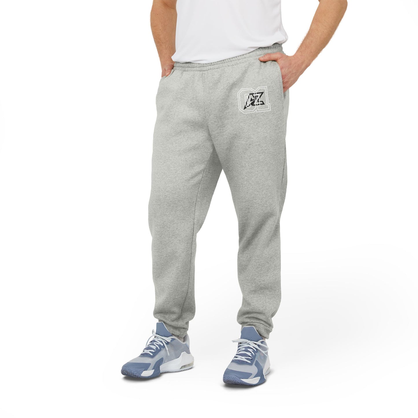 Adidas Fleece Joggers with AZ Logo – Lightweight Athletic Sweatpants