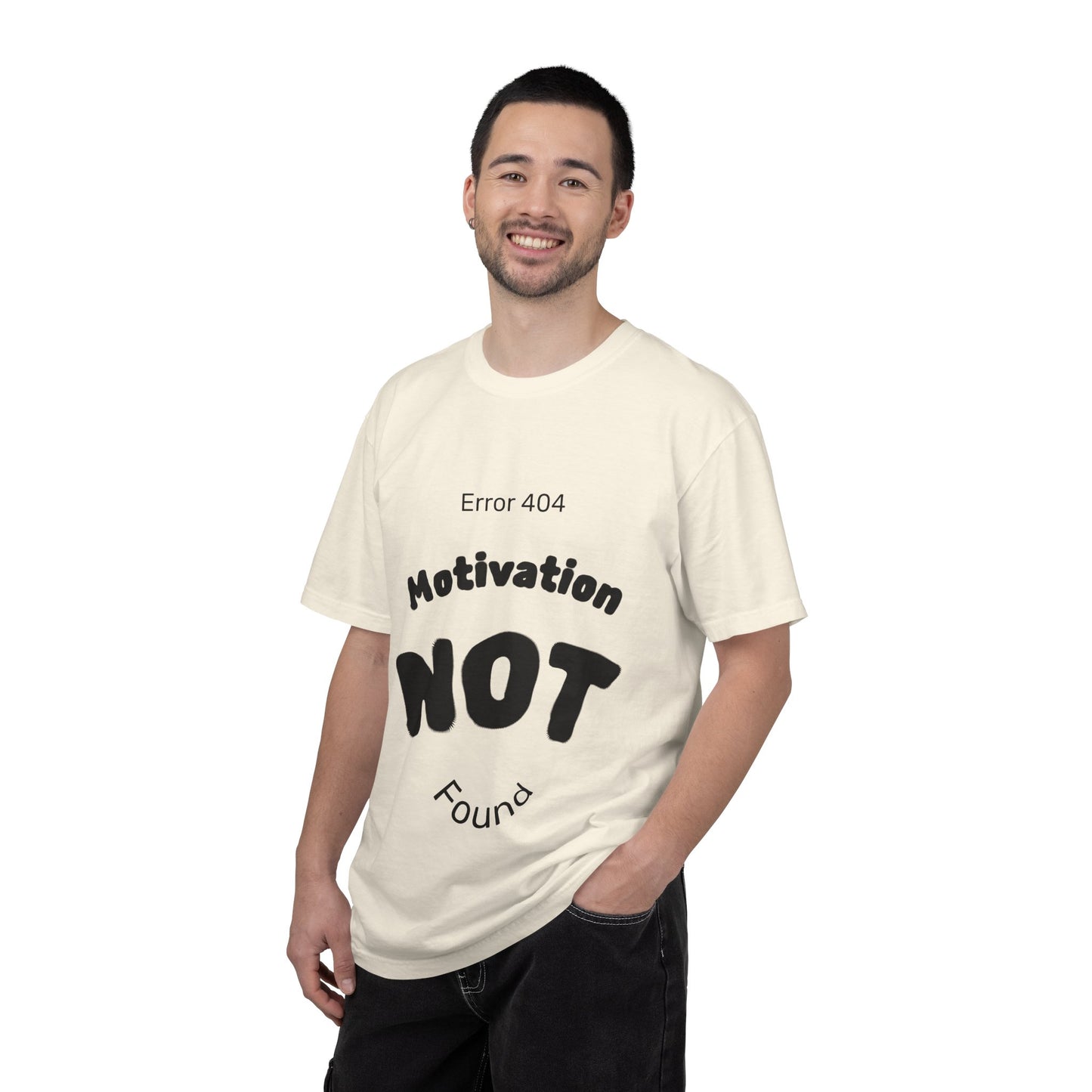 AZ Error 404 Tee — Motivation Not Found