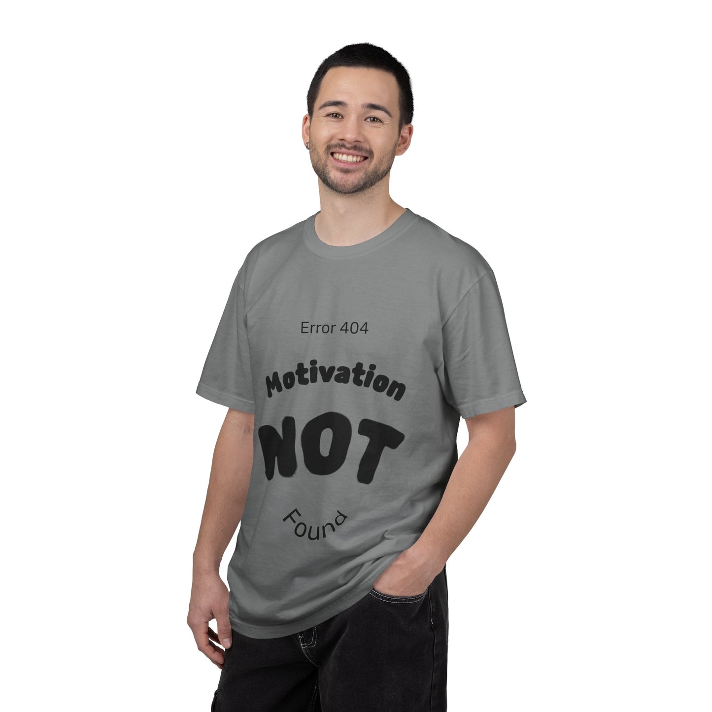 AZ Error 404 Tee — Motivation Not Found