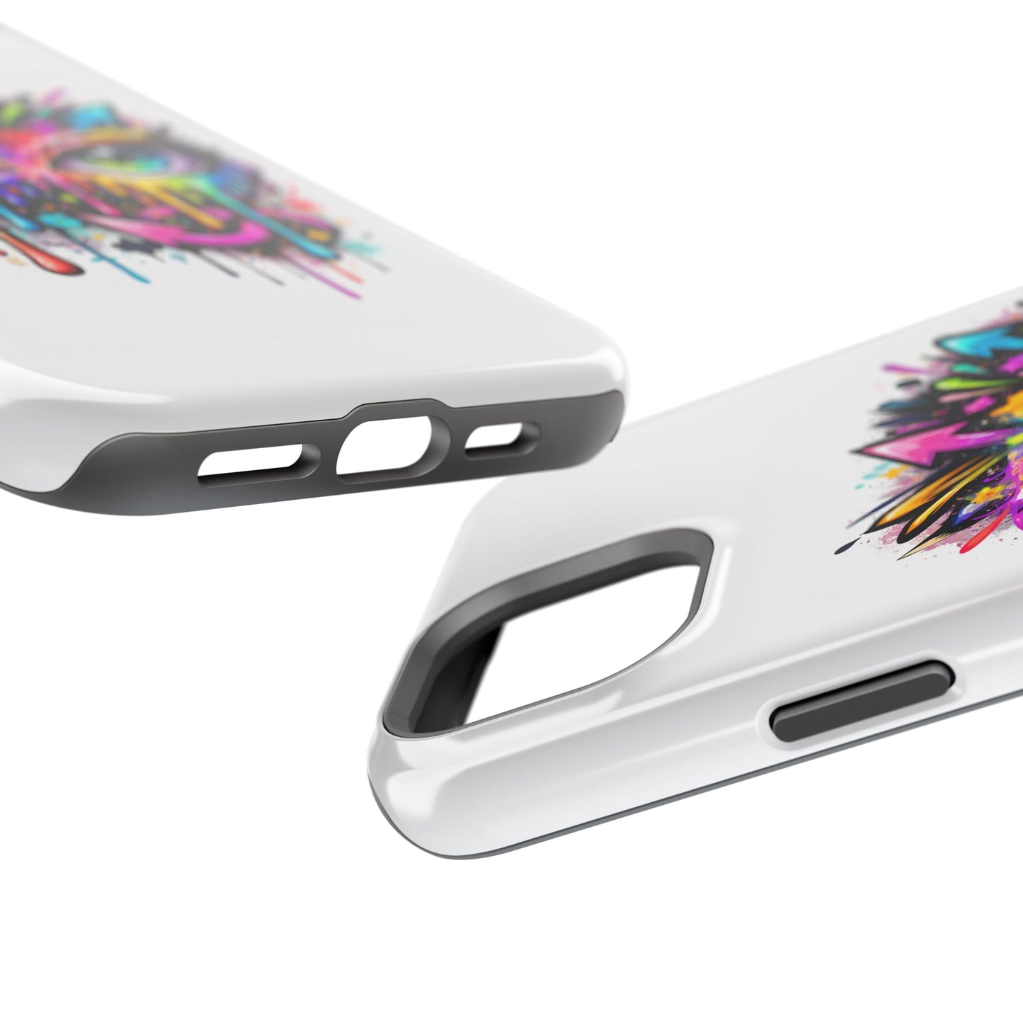 Magnetic Impact-Resistant Case — Colorful Dripping Owl Phone Cover