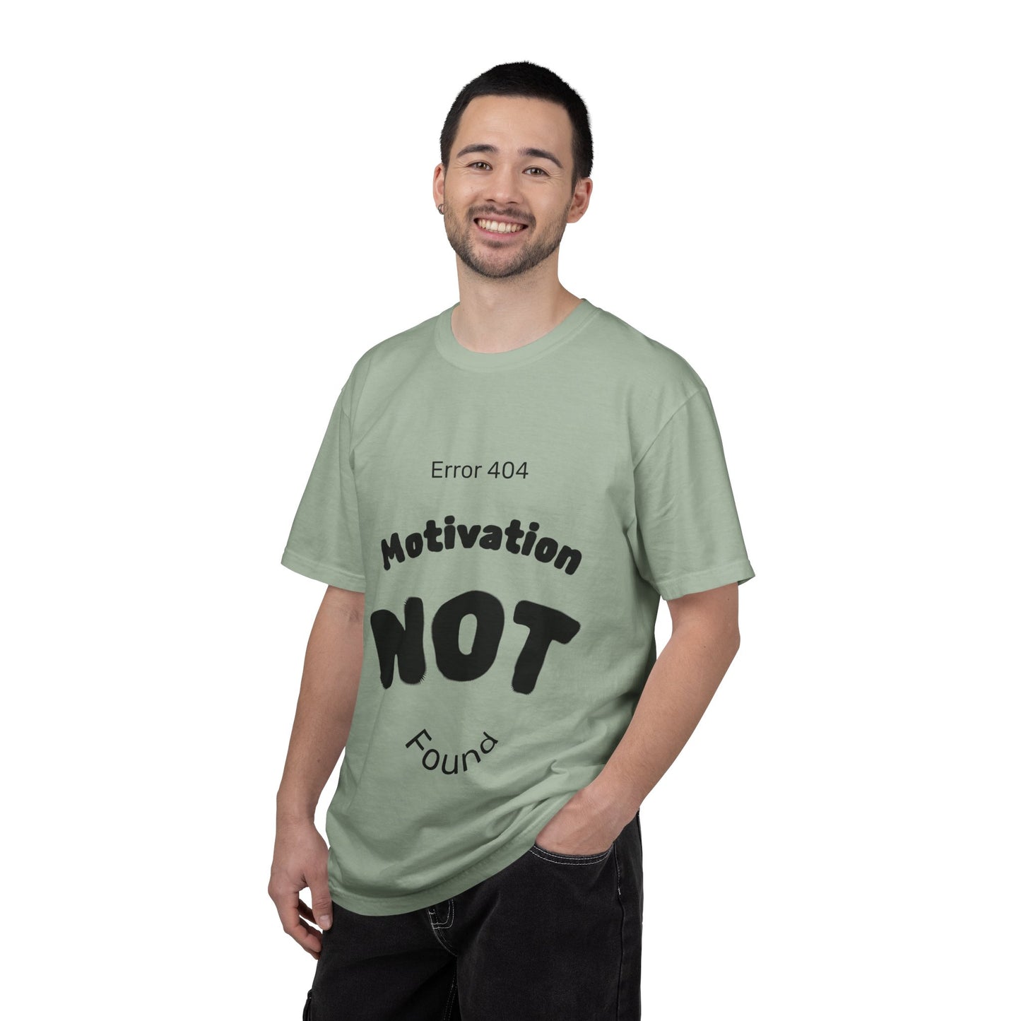 AZ Error 404 Tee — Motivation Not Found