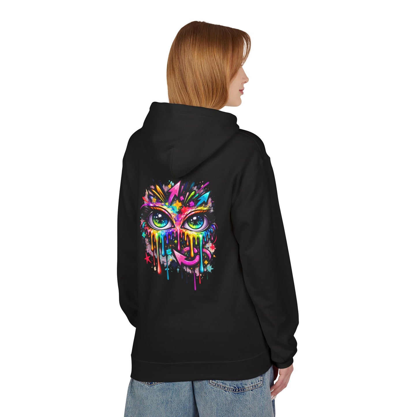 AZ Drip Cat Graphic Hoodie