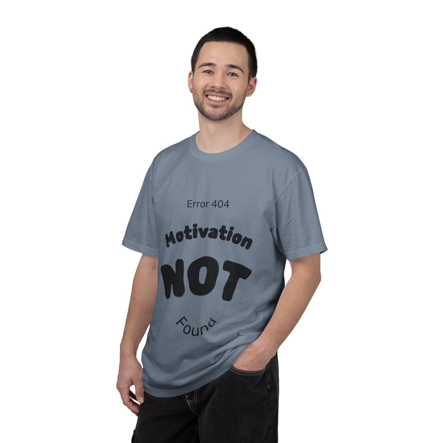 AZ Error 404 Tee — Motivation Not Found