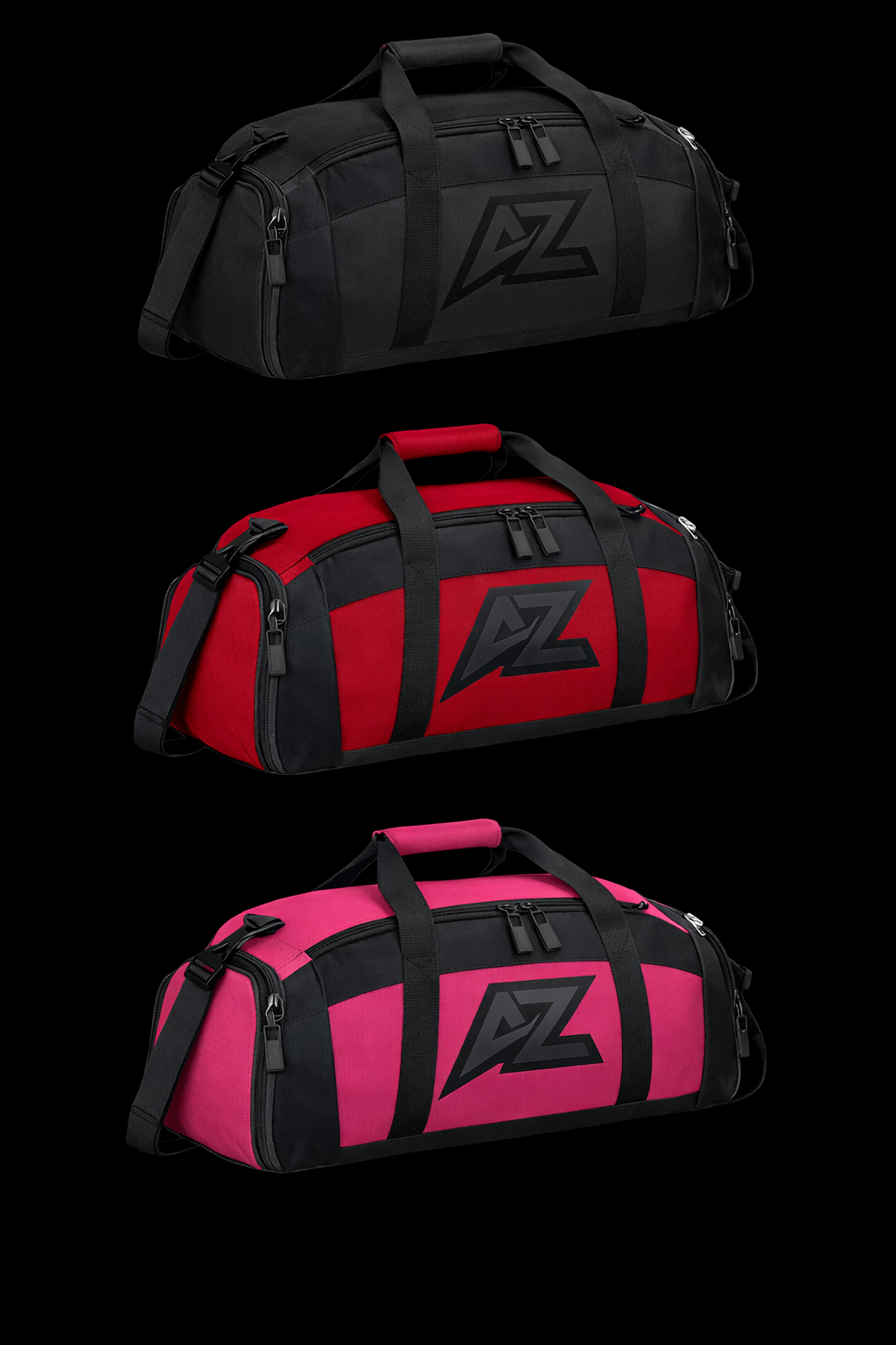 Az Logo Gym Bag — Durable Sports Duffel for Workouts & Travel