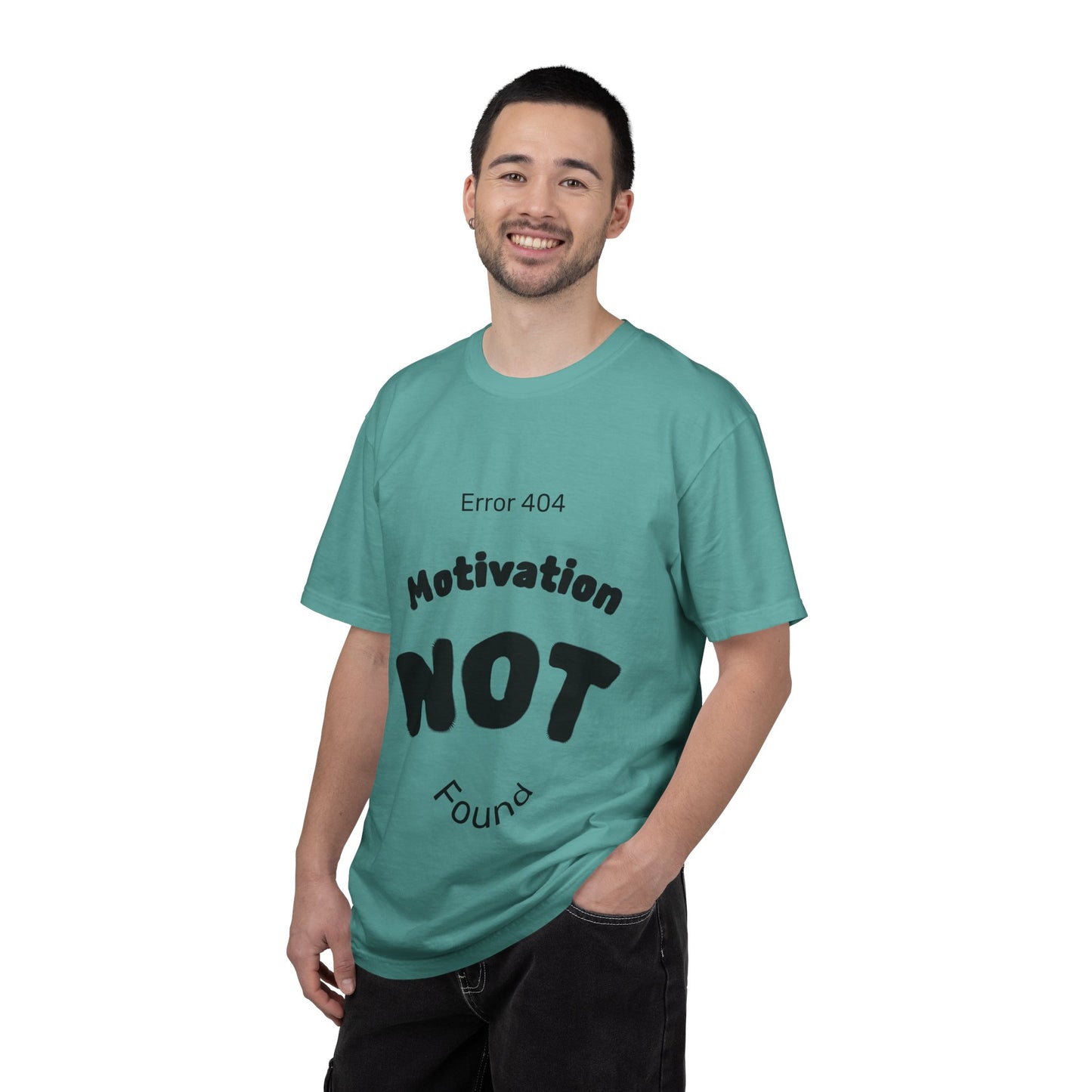 AZ Error 404 Tee — Motivation Not Found