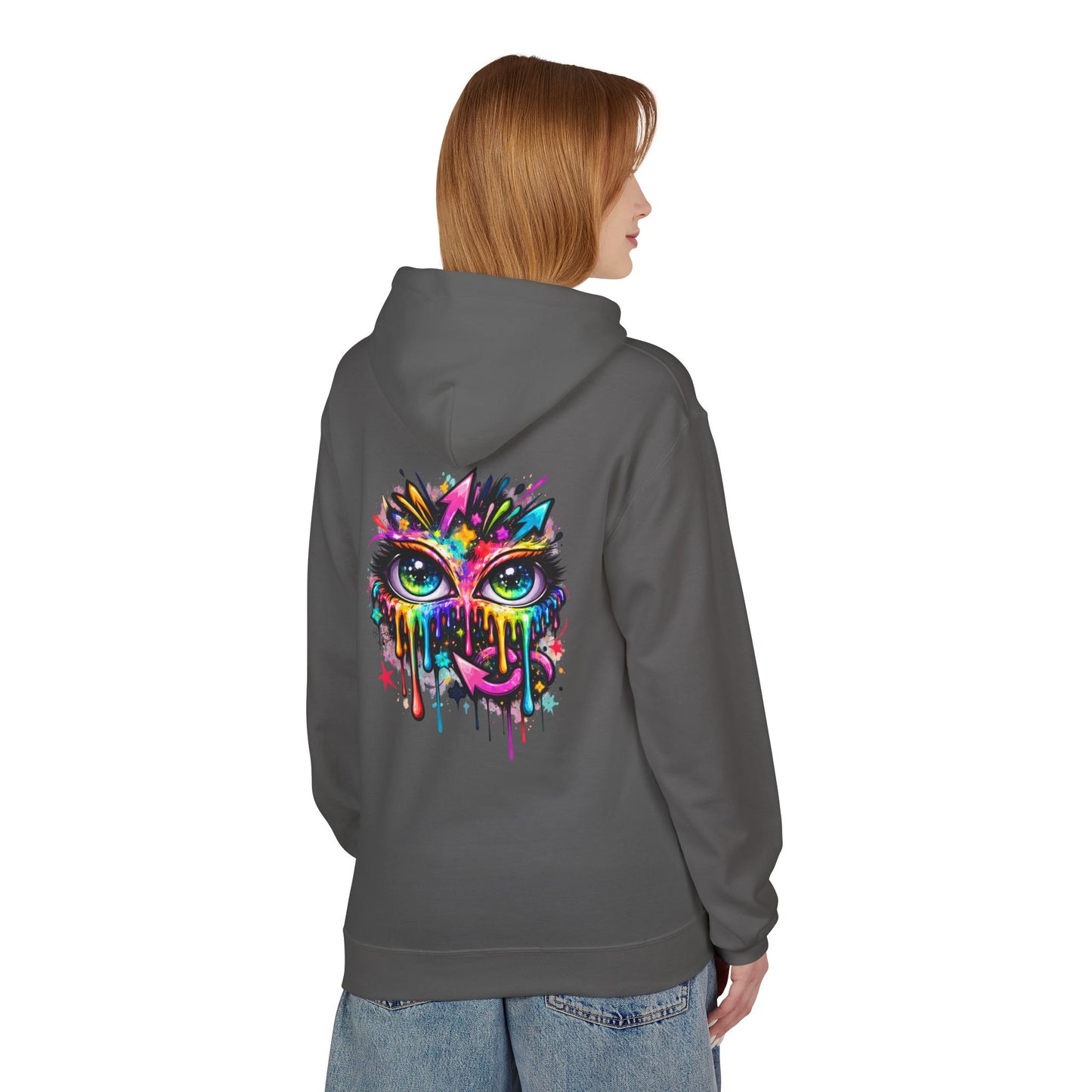 AZ Drip Cat Graphic Hoodie