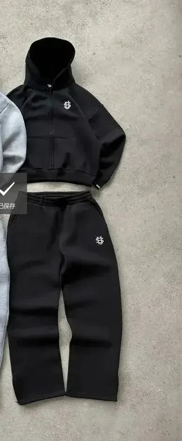 Men’s Quilted Winter Jacket with Hood – Relaxed Fit Streetwear Style